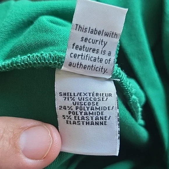 Diane Von Fursternberg Size S Elegant Green Dress Size P - Picture 6 of 7